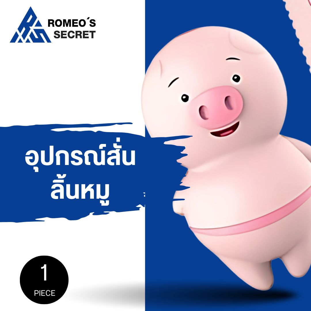 Vibration Massage Piglet (อุปกรณ์สั่นรูปหมู : ชาร์จ USB)