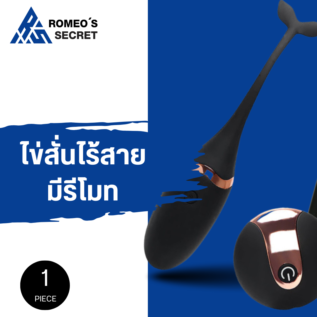 Remote Control Black (ไข่สั่นหางปลา สีดำ ไม่รวมถ่าน AAA 2 ก้อน)